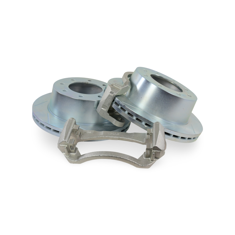 Chevrolet 2500HD Brake Rotors - Rear - Baer Brakes - Big Claw HD, Slot & Drilled - Zinc-Plated - `20-`26